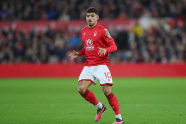 Morgan Gibbs-White #10 of Nottingham Forest during the Carabao Cup Quarter Final match Nottingham Forest vs Wolverhampton Wanderers at City Ground, Nottingham, United Kingdom, 11th January 202