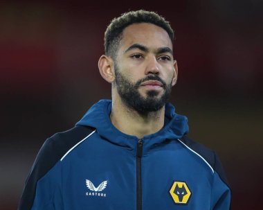 Matheus Cunha #12 Wolverhampton Wanderers arrives at The City Ground Stadium ahead of the Carabao Cup Quarter Final match Nottingham Forest vs Wolverhampton Wanderers at City Ground, Nottingham, United Kingdom, 11th January 202