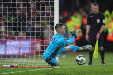 Dean Henderson #1 of Nottingham Forest saves Rubn Neves #8 of Wolverhampton Wanderers penalty during the Carabao Cup Quarter Final match Nottingham Forest vs Wolverhampton Wanderers at City Ground, Nottingham, United Kingdom, 11th January 2023