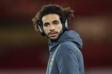 Rayan At-Nouri #3 of Wolverhampton Wanderers arrives at The City Ground Stadium ahead of the Carabao Cup Quarter Final match Nottingham Forest vs Wolverhampton Wanderers at City Ground, Nottingham, United Kingdom, 11th January 2023