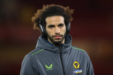Rayan At-Nouri #3 of Wolverhampton Wanderers arrives at The City Ground Stadium ahead of the Carabao Cup Quarter Final match Nottingham Forest vs Wolverhampton Wanderers at City Ground, Nottingham, United Kingdom, 11th January 2023