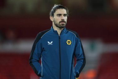 Rubn Neves #8 of Wolverhampton Wanderers arrives at The City Ground Stadium ahead of the Carabao Cup Quarter Final match Nottingham Forest vs Wolverhampton Wanderers at City Ground, Nottingham, United Kingdom, 11th January 2023