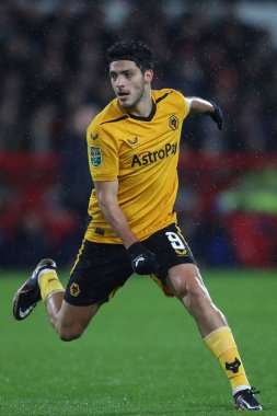 Ral Jimnez #9 of Wolverhampton Wanderers during the Carabao Cup Quarter Final match Nottingham Forest vs Wolverhampton Wanderers at City Ground, Nottingham, United Kingdom, 11th January 2023