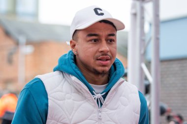 Jesse Lingard #11 of Nottingham Forest arrives ahead of the Premier League match Nottingham Forest vs Leicester City at City Ground, Nottingham, United Kingdom, 14th January 202