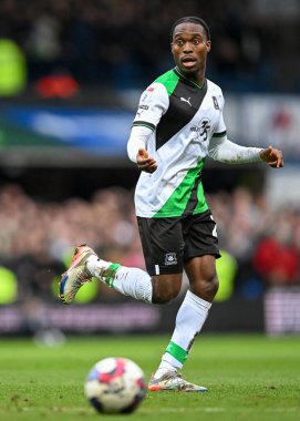 Plymouth Argyle midfielder Jay Matete (28)   during the Sky Bet League 1 match Ipswich Town vs Plymouth Argyle at Portman Road, Ipswich, United Kingdom, 14th January 202