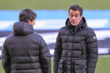 Marco Silva manager of Fulham arrives ahead of the Premier League match Newcastle United vs Fulham at St. James's Park, Newcastle, United Kingdom, 15th January 202