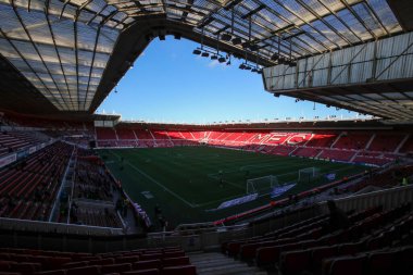 General view inside The Riverside Stadium ahead of the Sky Bet Championship match Middlesbrough vs Millwall at Riverside Stadium, Middlesbrough, United Kingdom, 14th January 202