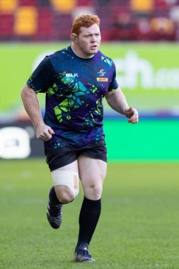 Steven Kitshoff of DHL Stormers during the pre-match warm-up ahead of the European Champions Cup match London Irish vs Stormers at the Gtech Community Stadium, Brentford, United Kingdom, 15th January 202