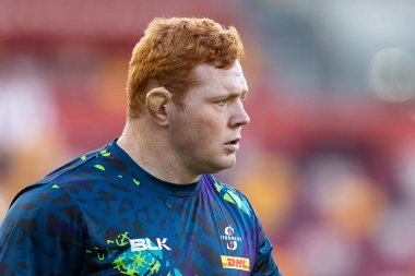 Steven Kitshoff of DHL Stormers during the pre-match warm-up ahead of the European Champions Cup match London Irish vs Stormers at the Gtech Community Stadium, Brentford, United Kingdom, 15th January 202