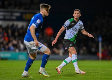 Plymouth Argyle midfielder Jordan Houghton  (4)  during the Sky Bet League 1 match Ipswich Town vs Plymouth Argyle at Portman Road, Ipswich, United Kingdom, 14th January 202