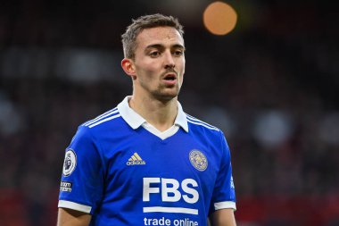 Timothy Castagne #27 of Leicester City during the Premier League match Nottingham Forest vs Leicester City at City Ground, Nottingham, United Kingdom, 14th January 202