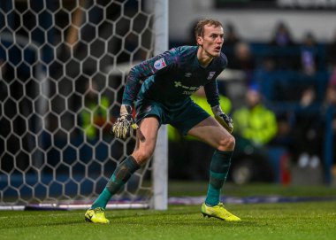 Ipswich Town goalkeeper Christian Walton  (1) in the goal  during the Sky Bet League 1 match Ipswich Town vs Plymouth Argyle at Portman Road, Ipswich, United Kingdom, 14th January 202