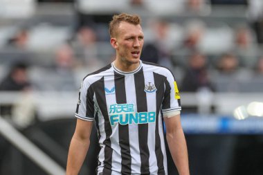 Dan Burn #33 of Newcastle United during the Premier League match Newcastle United vs Fulham at St. James's Park, Newcastle, United Kingdom, 15th January 202