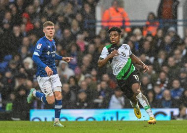 Plymouth Argyle forward Niall Ennis  (11)  during the Sky Bet League 1 match Ipswich Town vs Plymouth Argyle at Portman Road, Ipswich, United Kingdom, 14th January 202