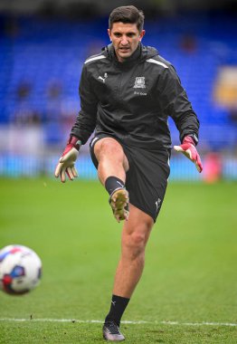 Darren Behcet goalkeeper Coach of Plymouth Argyle warming up during the Sky Bet League 1 match Ipswich Town vs Plymouth Argyle at Portman Road, Ipswich, United Kingdom, 14th January 202