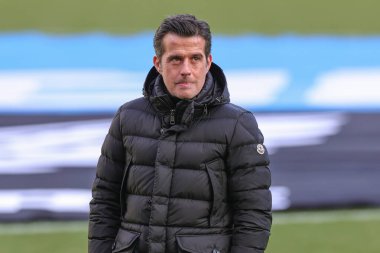 Marco Silva manager of Fulham arrives ahead of the Premier League match Newcastle United vs Fulham at St. James's Park, Newcastle, United Kingdom, 15th January 202