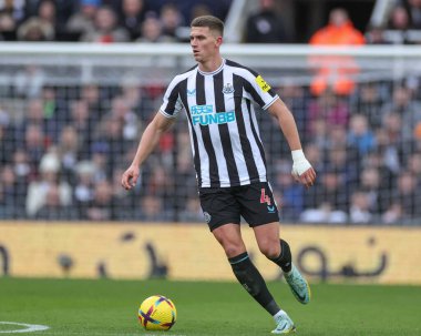Sven Botman #4 of Newcastle United in action during the Premier League match Newcastle United vs Fulham at St. James's Park, Newcastle, United Kingdom, 15th January 202