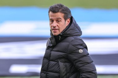 Marco Silva manager of Fulham arrives ahead of the Premier League match Newcastle United vs Fulham at St. James's Park, Newcastle, United Kingdom, 15th January 202