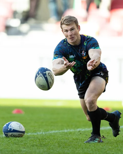 Paul de Wet of DHL Stormers during the pre-match warm-up ahead of the European Champions Cup match London Irish vs Stormers at the Gtech Community Stadium, Brentford, United Kingdom, 15th January 202