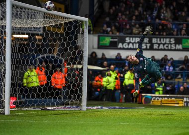 GOAL Ipswich Town goalkeeper Christian Walton  (1) cant stop the ball hitting the back of the net from Plymouth Argyle full back Bali Mumba  (17)  strike  during the Sky Bet League 1 match Ipswich Town vs Plymouth Argyle at Portman Road, Ipswich, UK