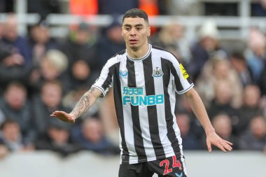 Miguel Almirn #24 of Newcastle United during the Premier League match Newcastle United vs Fulham at St. James's Park, Newcastle, United Kingdom, 15th January 2023