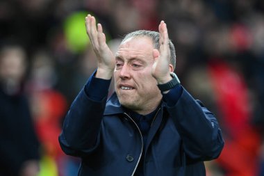 Steve Cooper Manager of Nottingham Forest applauds the fans during the Premier League match Nottingham Forest vs Leicester City at City Ground, Nottingham, United Kingdom, 14th January 202