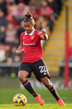 Nikita Parris #22 of Manchester United during the The Fa Women's Super League match Manchester United Women vs Liverpool Women at Leigh Sports Village, Leigh, United Kingdom, 15th January 202