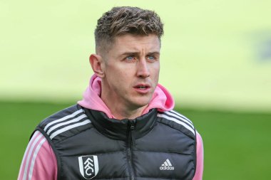 Tom Cairney #10 of Fulham arrives ahead of the Premier League match Newcastle United vs Fulham at St. James's Park, Newcastle, United Kingdom, 15th January 202