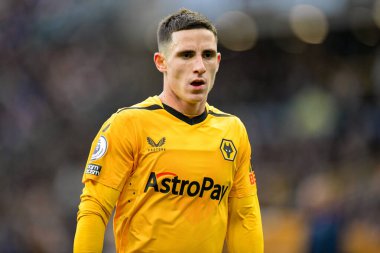 Daniel Podence #10 of Wolverhampton Wanderers during the Premier League match Wolverhampton Wanderers vs West Ham United at Molineux, Wolverhampton, United Kingdom, 14th January 202