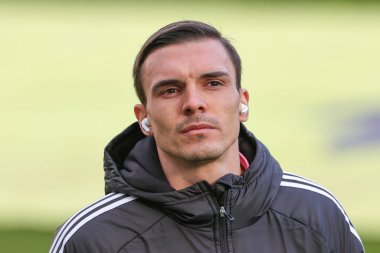 Joo Palhinha #26 of Fulham arrives ahead of the Premier League match Newcastle United vs Fulham at St. James's Park, Newcastle, United Kingdom, 15th January 2023