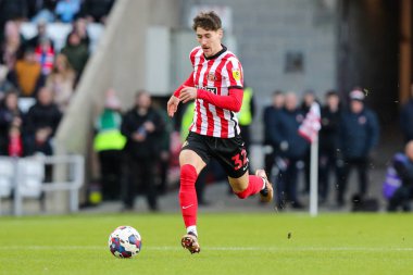 Trai Hume #32 of Sunderland during the Sky Bet Championship match Sunderland vs Swansea City at Stadium Of Light, Sunderland, United Kingdom, 14th January 202
