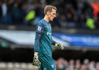Ipswich Town goalkeeper Christian Walton  (1) looks dejected at full time  during the Sky Bet League 1 match Ipswich Town vs Plymouth Argyle at Portman Road, Ipswich, United Kingdom, 14th January 202