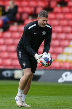 Steve Banks Blackpool goalkeeper coach during the Sky Bet Championship match Watford vs Blackpool at Vicarage Road, Watford, United Kingdom, 14th January 202