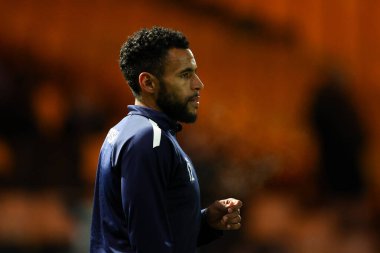 Nathan Thompson of Peterborough United during the pre-match warm up before the Sky Bet League 1 match Port Vale vs Peterborough at Vale Park, Burslem, United Kingdom, 16th January 202
