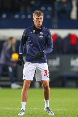 Jamie Andrews #39 of West Bromwich Albion during the pre-game warm up ahead of the Emirates FA Cup Third Round Replay match West Bromwich Albion vs Chesterfield at The Hawthorns, West Bromwich, United Kingdom, 17th January 202