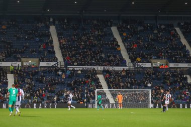 A general view of the West Bromwich Albion fans during the Emirates FA Cup Third Round Replay match West Bromwich Albion vs Chesterfield at The Hawthorns, West Bromwich, United Kingdom, 17th January 202