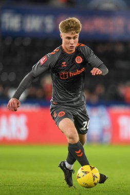 Sam Bell #20 of Bristol City during the Emirates FA Cup Third Round Replay match Swansea City vs Bristol City at Swansea.com Stadium, Swansea, United Kingdom, 17th January 202