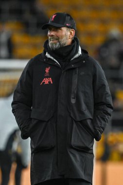 Jrgen Klopp manager of Liverpool in the pregame warmup session during the Emirates FA Cup Third Round Replay match Wolverhampton Wanderers vs Liverpool at Molineux, Wolverhampton, United Kingdom, 17th January 2023