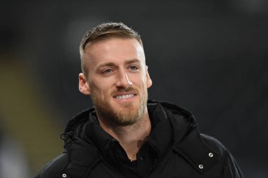 Daniel Bentley #1 of Bristol City arrives at Swansea.com stadium during the Emirates FA Cup Third Round Replay match Swansea City vs Bristol City at Swansea.com Stadium, Swansea, United Kingdom, 17th January 202