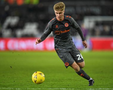 Sam Bell #20 of Bristol City during the Emirates FA Cup Third Round Replay match Swansea City vs Bristol City at Swansea.com Stadium, Swansea, United Kingdom, 17th January 202