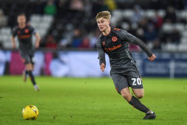 Sam Bell #20 of Bristol City during the Emirates FA Cup Third Round Replay match Swansea City vs Bristol City at Swansea.com Stadium, Swansea, United Kingdom, 17th January 202