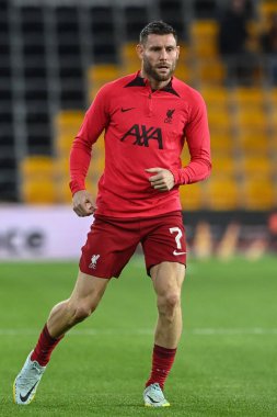 James Milner #7 of Liverpool in the pregame warmup session during the Emirates FA Cup Third Round Replay match Wolverhampton Wanderers vs Liverpool at Molineux, Wolverhampton, United Kingdom, 17th January 202