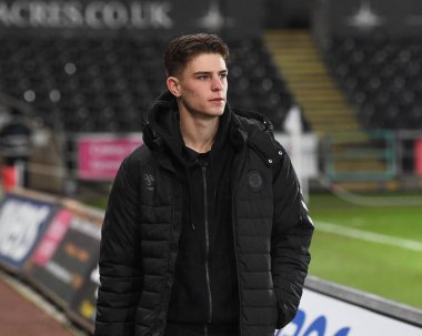 Alex Scott #7 of Bristol City arrives at Swansea.com stadium during the Emirates FA Cup Third Round Replay match Swansea City vs Bristol City at Swansea.com Stadium, Swansea, United Kingdom, 17th January 202