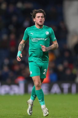 Darren Oldaker #26 of Chesterfield during the Emirates FA Cup Third Round Replay match West Bromwich Albion vs Chesterfield at The Hawthorns, West Bromwich, United Kingdom, 17th January 202