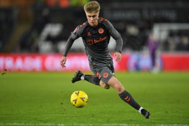Sam Bell #20 of Bristol City during the Emirates FA Cup Third Round Replay match Swansea City vs Bristol City at Swansea.com Stadium, Swansea, United Kingdom, 17th January 202