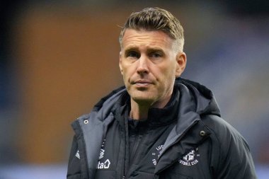 Rob Edwards Manager of Luton Town inspects the pitch before the Emirates FA Cup match Third Round Replay Wigan Athletic vs Luton Town at DW Stadium, Wigan, United Kingdom, 17th January 202