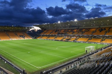 A general view of Molineux ahead of the Emirates FA Cup Third Round Replay match Wolverhampton Wanderers vs Liverpool at Molineux, Wolverhampton, United Kingdom, 17th January 202
