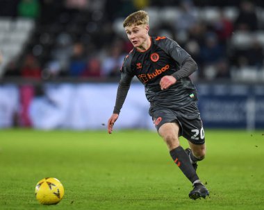 Sam Bell #20 of Bristol City during the Emirates FA Cup Third Round Replay match Swansea City vs Bristol City at Swansea.com Stadium, Swansea, United Kingdom, 17th January 202