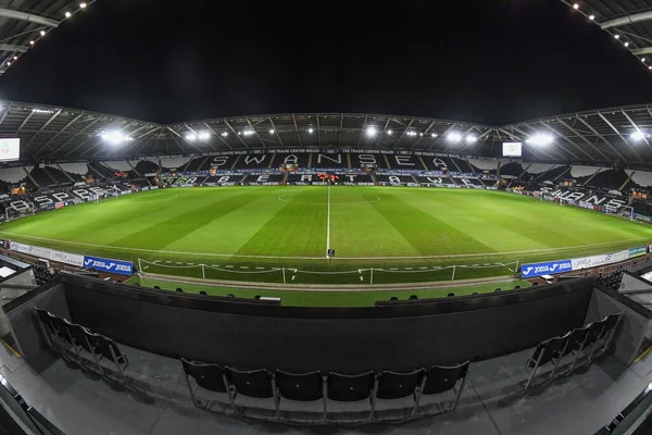 General view of Swansea.com Stadium, during the Emirates FA Cup Third Round Replay match Swansea City vs Bristol City at Swansea.com Stadium, Swansea, United Kingdom, 17th January 202