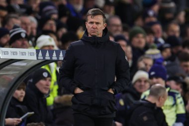Jesse Marsch manager of Leeds United during the Emirates FA Cup Third Round replay Leeds United vs Cardiff City at Elland Road, Leeds, United Kingdom, 18th January 202